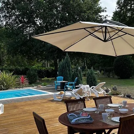 Villa La Au Carbet Piscine Chauffée Au Calme Dans La Nature Sainte-Eulalie-en-Born